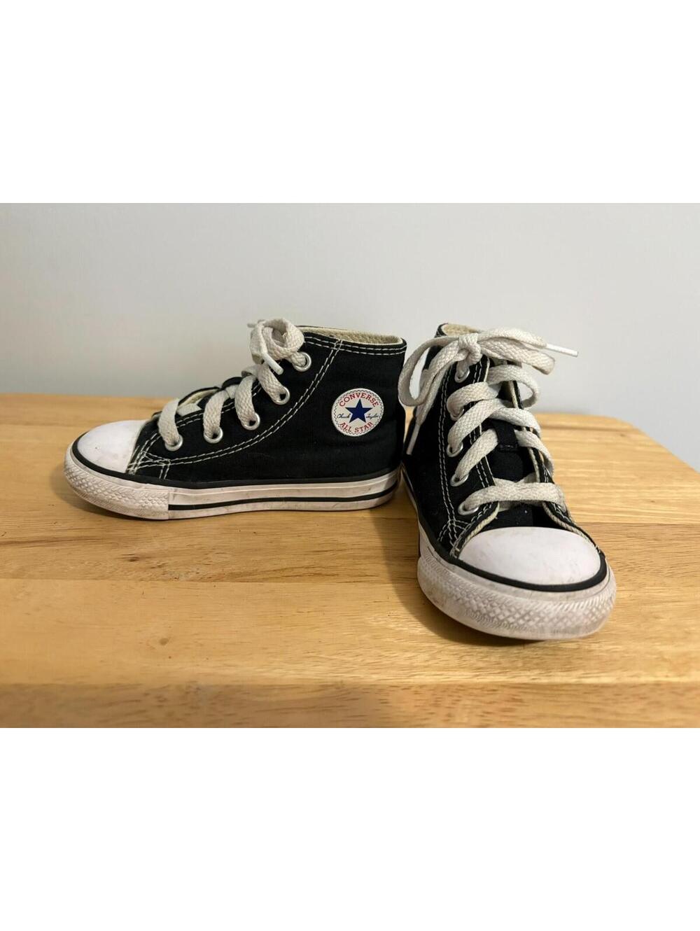 Converse Chuck Taylor All Star High Top Black Infant Size 7